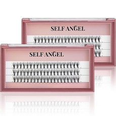 SELFANGEL 豐盈爆 JC翹度假睫毛 混合款 9mm + 10mm + 11mm, 2個, 黑色