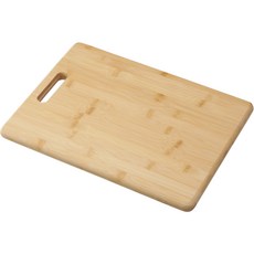 NITORI 宜得利 竹製多用途擺盤附把手砧板, 混合色