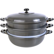 EUGENE TOSCO 托斯可 硬質蒸鍋 大型 3層組, 1組, 直徑340mm x 第一高度92mm x 第二高度112mm