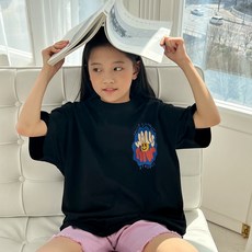 JENNY 女童青少年寬鬆版型Walls短袖T恤