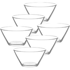 Lav VEG267 沙拉碗, 6個, 透明