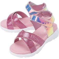 UNITED COLORS OF BENETTON. KIDS 女童款X型束帶涼鞋 QCSHP9331HP