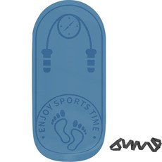 Sunjam Health Homet TPE防滑跳墊+背帶套組, 藍色