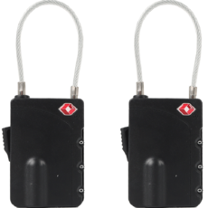 올고르 TSA 여행용 다이얼 와이어형 고급 자물쇠, 2개