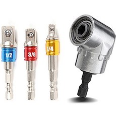 ZIO-BIZ 電鑽插座轉換器+金屬鑽頭, 1個