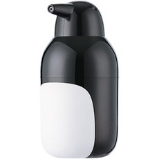 JLIFE 企鵝泡泡洗手乳容器, 黑色, 1個