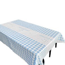 Market Pio微笑棋盤格一次性桌布 款式1, 1入, 3個