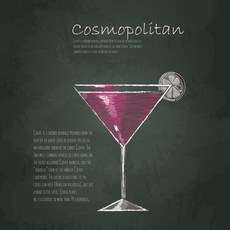 디자인갤러리 찍찍이로 붙이는 면 벨크로 가리개 커튼 빈티지 칵테일