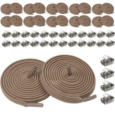 Elsso 彈力橡膠鞋帶 20p + 鞋扣 40p 套組