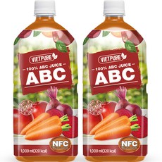 NFC榨汁ABC蔬果汁, 1L, 2瓶