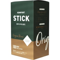 KOMFORT 經典即溶配方咖啡, 1g, 100條, 1盒