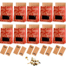 更好的生活字母餅乾禮物包裝袋 紅色, 10片, 1個