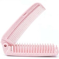 Blue Living 可折疊髮梳 B款, 粉紅色, 1個