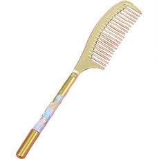 블루리빙 펜 휴대용 머리 빗, 옐로우, 1개