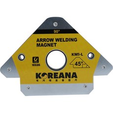 韓國Welding箭頭型多角度焊接管路安裝磁鐵, KM1-L, 1個