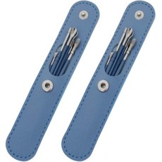 데일리리빙 스테인리스 귀이개 열쇠고리 6종 세트 블루, 2세트