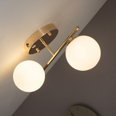 Hit 照明 泡泡雙燈感應燈 E25803, 1套, 金色