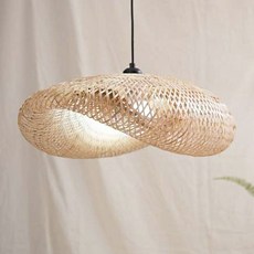 히트조명 볼륨 라탄 1등 펜던트 조명 A타입 대 D264143, 베이지