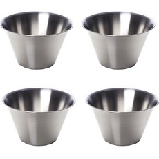 plala 不鏽鋼刨冰碗 4號, 4個, 銀色