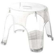 THE ZAKKA 簡約多用途浴室椅, 透明