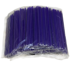 自然容器 紫色 個別包裝 21cm吸管, 500件, 1組