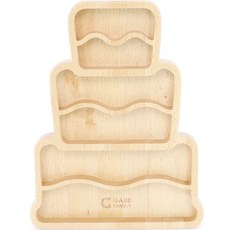 GabeFamily 蒙特梭利Plus 形狀托盤蛋糕 KS4571, 混合色, 1個