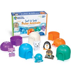 Learning Resources 極地動物分類遊戲組 LER6811, 混合顏色