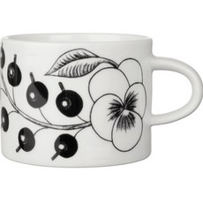 ARABIA1873 Paratiisi 馬克杯 280ml, 黑色, 1個