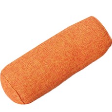 Wonderwear 簡約純棉圓筒形腿枕, 橘色