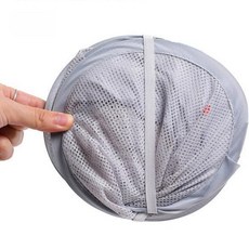 잘츠 접이식 벽걸이형 수납 바구니, 그레이