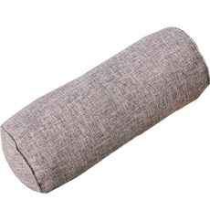 Wonderwear 簡約純棉圓筒形腿枕, 淺灰色