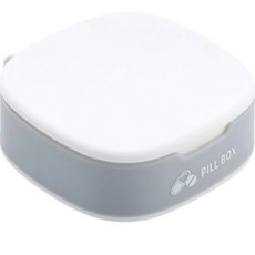 12格圓形藥盒, Clova White, 1個