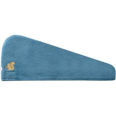 Hi Today 超細纖維乾髮巾 80g, 藍色, 1個