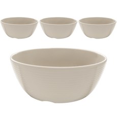 LOHJA 美耐皿餐碗 13.6cm, 淺米色, 4個