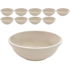 LOHJA 美耐皿湯碗 15cm, 淺米色, 10個