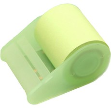 Luttiette 捲筒貼紙便條紙便利貼, 綠色, 1個