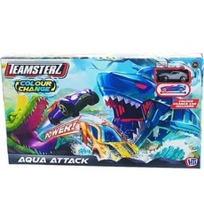 TEAMSTERZ 變色水戰攻擊玩具 + 壓鑄迷你車隨機出貨套組, 混合顏色, 1個