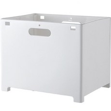 잘츠 공간 폴더블 수납박스 대 27.5 x 38 x 30 cm, 화이트, 1개