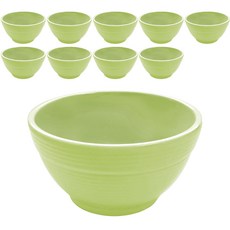 LOHJA 韓國製美耐皿碗 12cm, 淺綠色, 10個