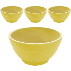 로흐야 국산 로야 멜라민 공기 12cm, 연노랑, 4개