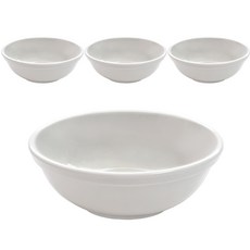로흐야 국산 멜라민 그릇 6볼 15cm, 크림, 4개