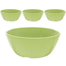 로흐야 국산 멜라민 특대접 13.6cm, 연그린, 4개