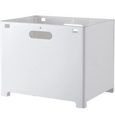 잘츠 공간 폴더블 수납박스 소 15.5 x 28 x 18 cm, 화이트, 1개