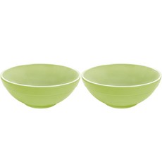 LOHJA 韓國產美耐皿湯碗 直徑18.6cm, 淺綠色, 2個