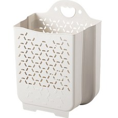 잘츠 편리한 스탠드 걸이형 수납 바구니, 화이트