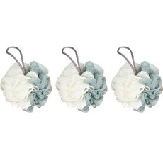 彩虹粉彩雙色沐浴球, 1入, 綠色, 3個