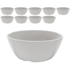 로흐야 국산 멜라민 특대접 13.6cm, 크림, 10개