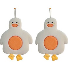 彩虹可愛角色磨砂沐浴手套 B款, 2個, 1入, 混和顏色