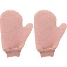 彩虹潔淨去角質沐浴手套, 粉紅色, 2個, 1入