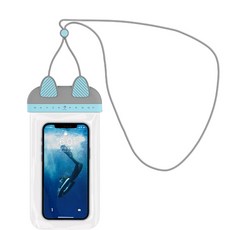 LIMSTAIL Katze手機防水袋 LM45, 1個, 灰色